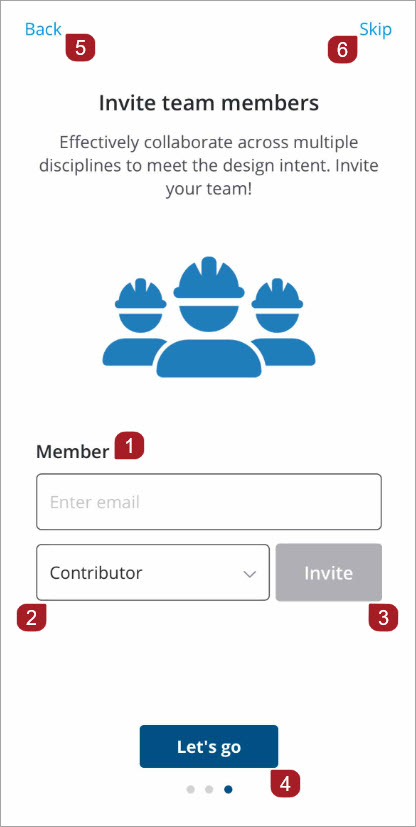 Wizard_Invite team members page